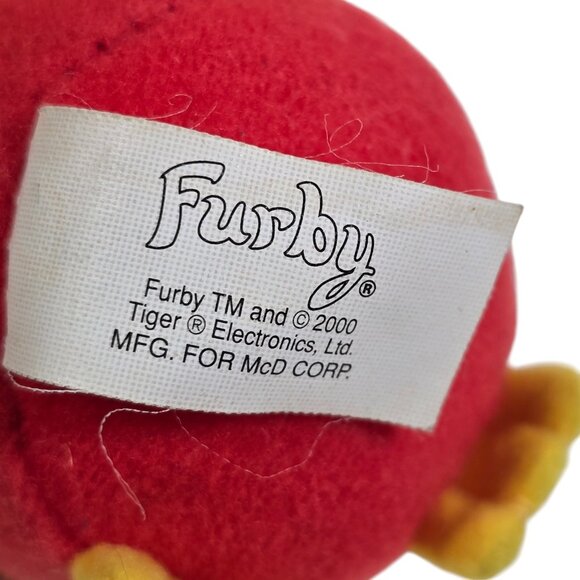 Furby Mini Plush Stuffed Animal Lot McDonalds Beanbag Backpack Clips 2000 Y2K - Picture 7 of 10